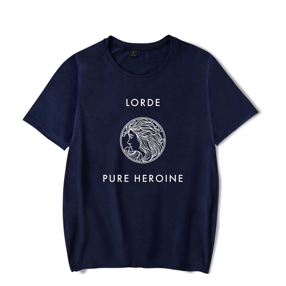 Lorde Pure Heroine T-Shirt Men/Women Streetwear T-Shirt Shirt Short Sleeve