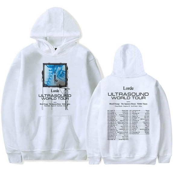 Lorde Ultrasound World Tour 2025 Merch Hoodies Women Men Casual Long Sleeve Sweatshirt Fashion Clothes
