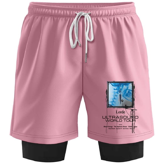 Lorde Ultrasound World Tour 2025 Merch Sweatshorts Women Men Short Basketball Pants Outdoor Sportwear