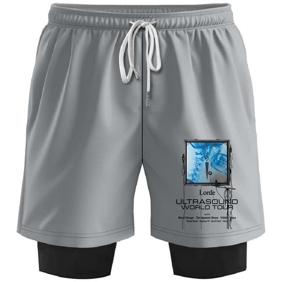 Lorde Ultrasound World Tour 2025 Merch Sweatshorts Women Men Short Basketball Pants Outdoor Sportwear