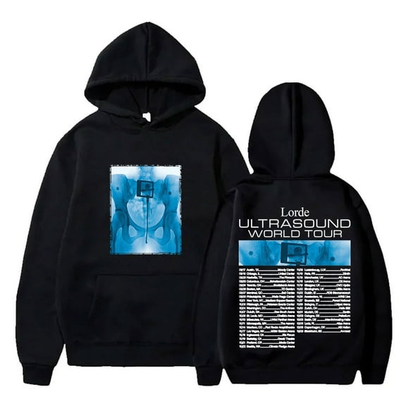 Lorde Ultrasound World Tour Merch Hoodies Long Sleeve Streetwear Women Men Fashion Sweatshirts