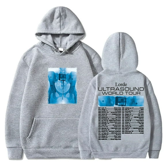 Lorde Ultrasound World Tour Merch Hoodies Long Sleeve Streetwear Women Men Fashion Sweatshirts