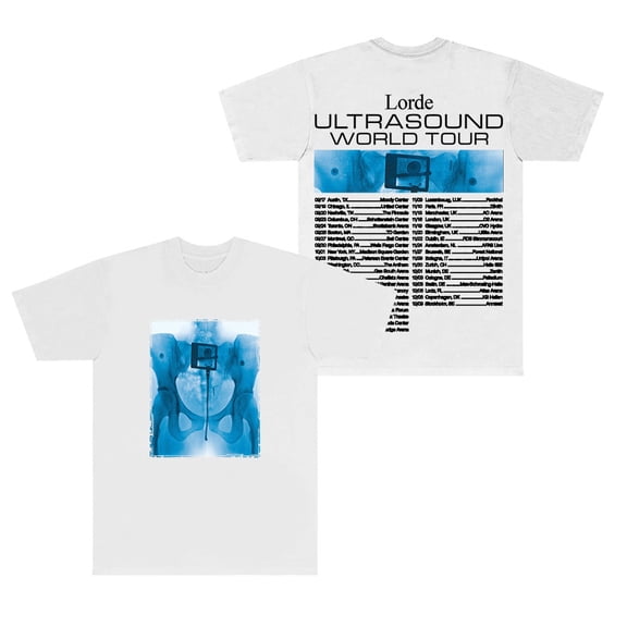 Lorde Ultrasound World Tour Merch T-Shirts Streetwear Tops Cosplay Women Men Short Sleeve Tee
