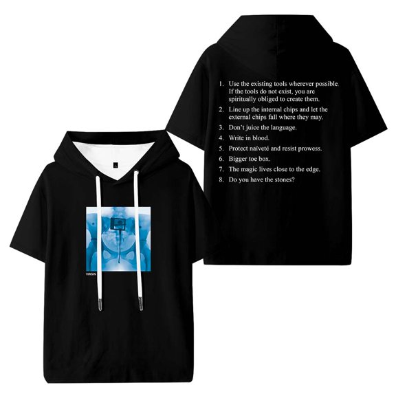 Lorde Virgin Album Merch Hooded T-Shirts Women Men Short Sleeve Tee Casual Fashion Clothes