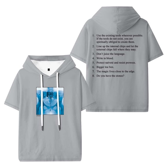 Lorde Virgin Album Merch Hooded T-Shirts Women Men Short Sleeve Tee Casual Fashion Clothes