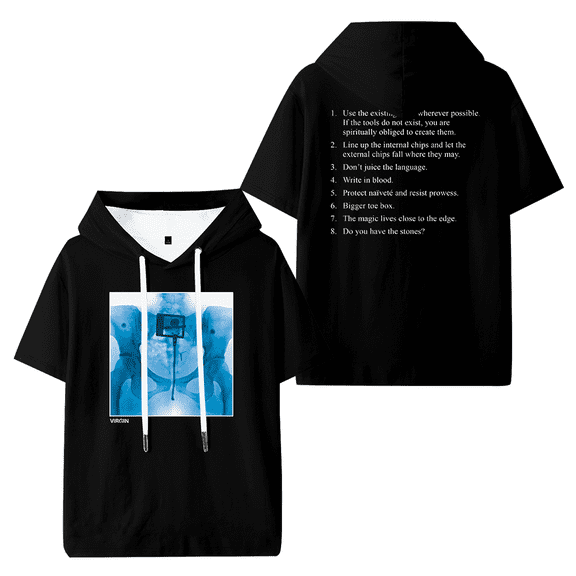 Lorde Virgin Hooded T-shirt Women Men Short Sleeve Tee Casual Fashion Tops