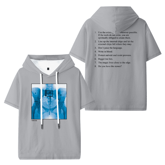 Lorde Virgin Hooded T-shirt Women Men Short Sleeve Tee Casual Fashion Tops