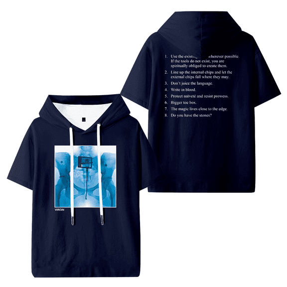 Lorde Virgin Hooded T-shirt Women Men Short Sleeve Tee Casual Fashion Tops