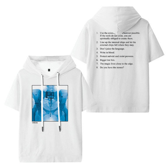 Lorde Virgin Hooded T-shirt Women Men Short Sleeve Tee Casual Fashion Tops