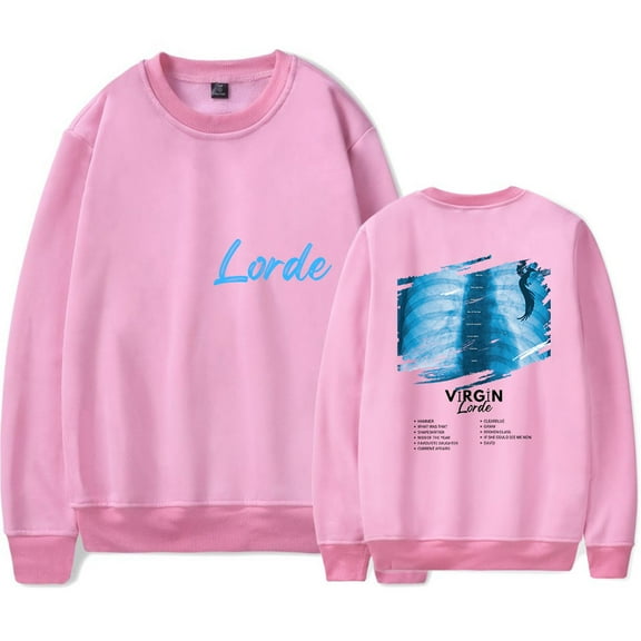 Lorde Virgin Merch Crewneck Sweatshirt Merch Casual Sweatshirt Unisex Clothing