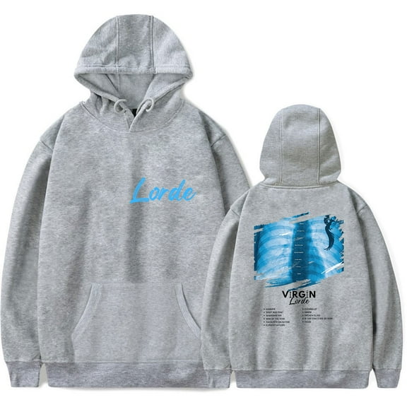 Lorde Virgin Merch Hoodie Unisex Hooded Sweatshirt Long Sleeve Tracksuit Pullover Coat