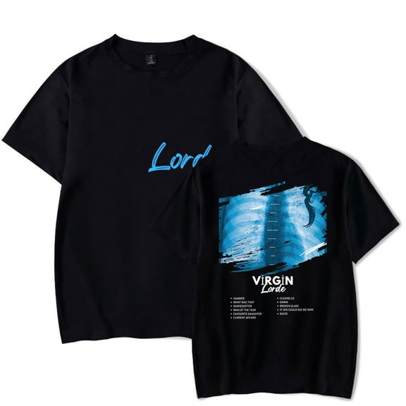 Lorde Virgin Merch T-Shirt Men/Women Streetwear T-Shirt Shirt Short Sleeve