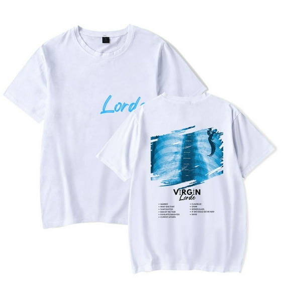 Lorde Virgin Merch T-Shirt Men/Women Streetwear T-Shirt Shirt Short Sleeve
