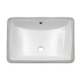 thumbnail image 1 of Lordear  21'' Undermount Vessel Sink Rectangle Porcelain Ceramic Lavatory Bathroom Sink (21 Inch), 1 of 5