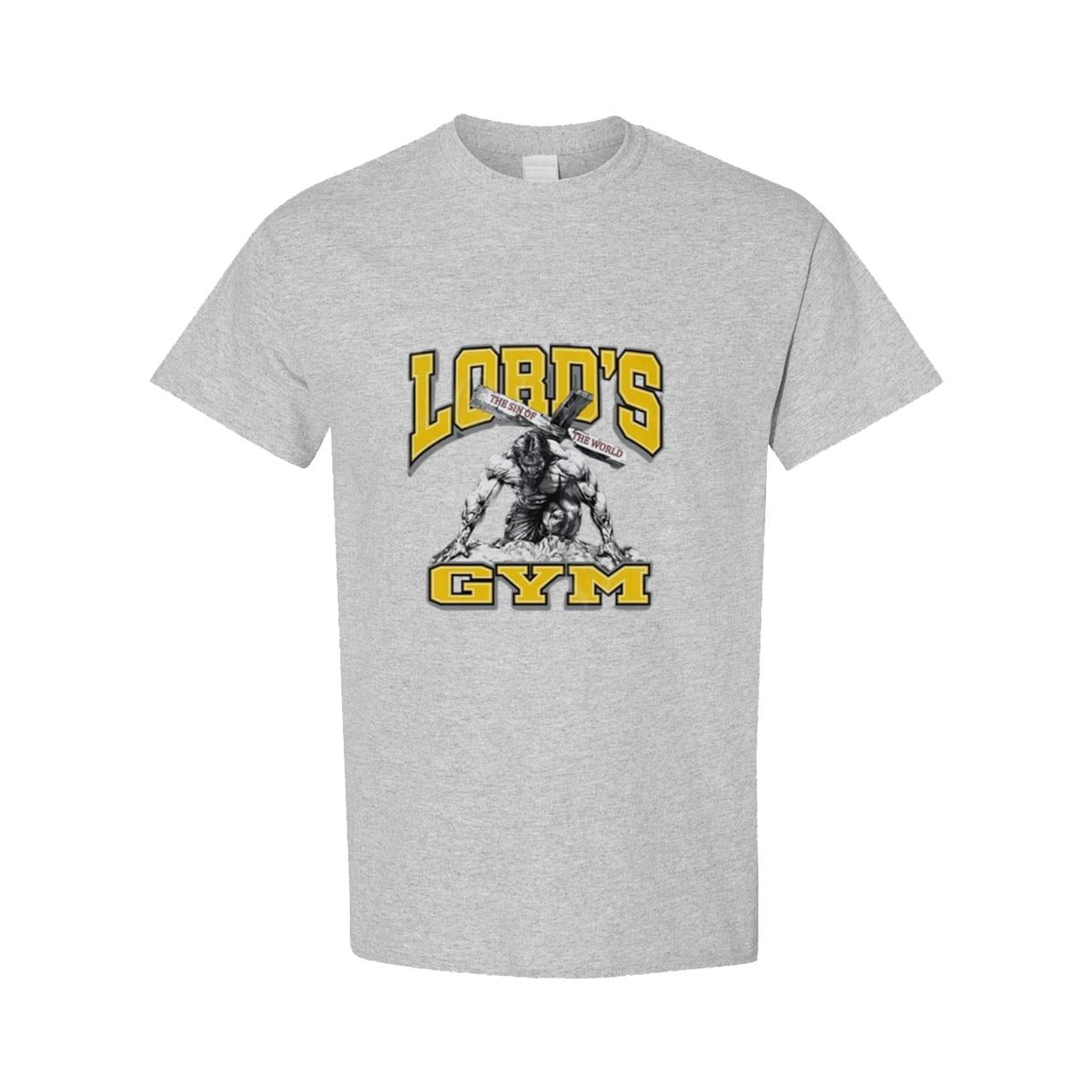 Lords Gym Vintage 90s Graphic Shirt, Jesus Pump Cover Shirt, Bench 