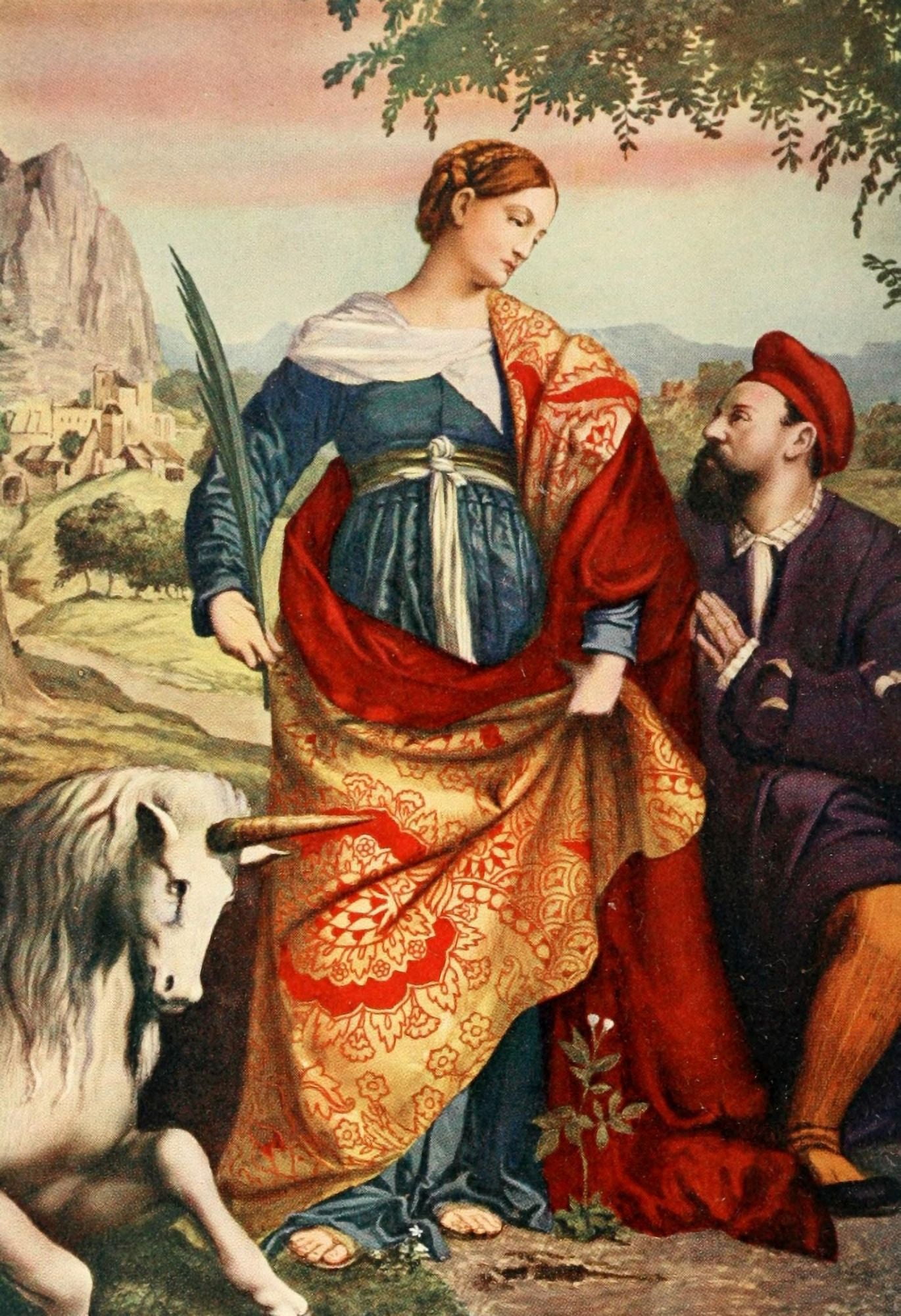 Lords & Ladies of the Italian Lakes 1912 Anna Sforza Canvas Art - Alessando Moretto (18 x 24)