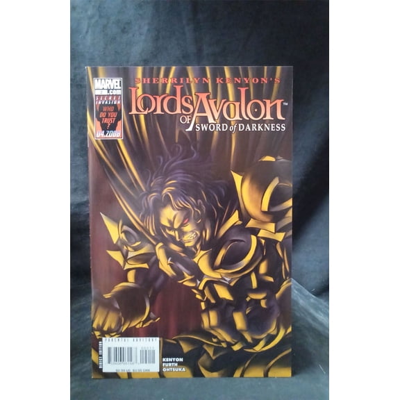 Pre-Owned Lords Of Avalon: Sword Of Darkness #2 2008 Marvel Comics Comic Book