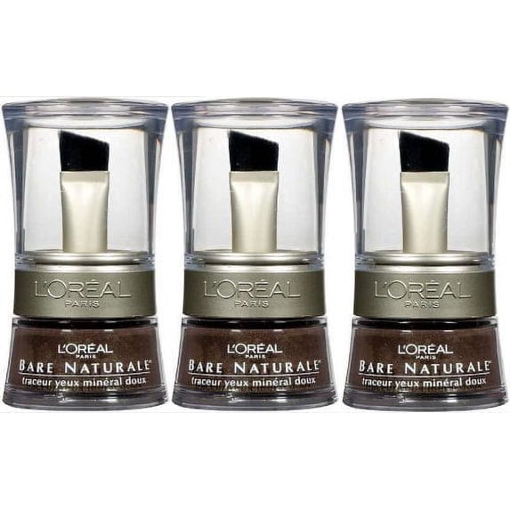 Loreal Bare Naturale Gentle Mineral Eyeliner #303 Defining Olive (Qty, Of 3 Jars As Shown In Image)Discontinued