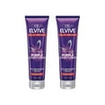 thumbnail image 1 of Loreal Elseve Color Vive Anti-Orange Color Correcting Purple Mask 150ML 2 Pack, 1 of 1