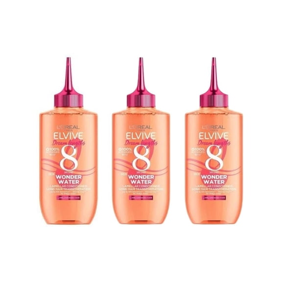 Loreal Elseve Dream Long Wonder Water Miracle Care Water 200 ml 3 Pack
