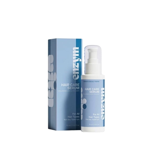 Enzym Cosmetics Hair Care Complex Hyaluronic Acid and Collagen Hair Serum 75 ml ( Repairing, Moisturizing)