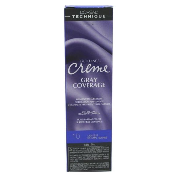 Loreal Excellence Creme Color #10 Lightest Nat. Blonde 1.74 Ounce (51Ml) (3 Pack)