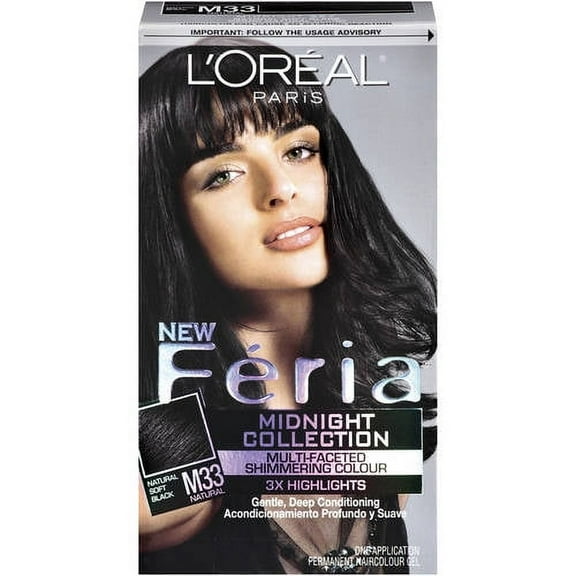 Loreal Feria Feria Midnight Collection Permanent Haircolour Gel, 1 ea