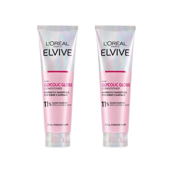 Loreal Glycolic Gloss Smoothing Conditioner For Perfect Shine 150 ml 2 Pack