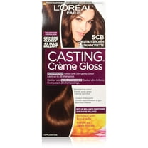 L'Oreal Healthy Look Creme Gloss Hair Color, CHOOSE YOUR COLOR - 5CB Chestnut Brown (Spcied Truffle)