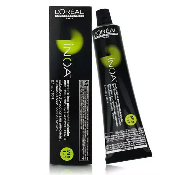 Loreal INOA 6.45 / 6CRv Perm Color Dark Blond Copper red Violet 2.1 oz