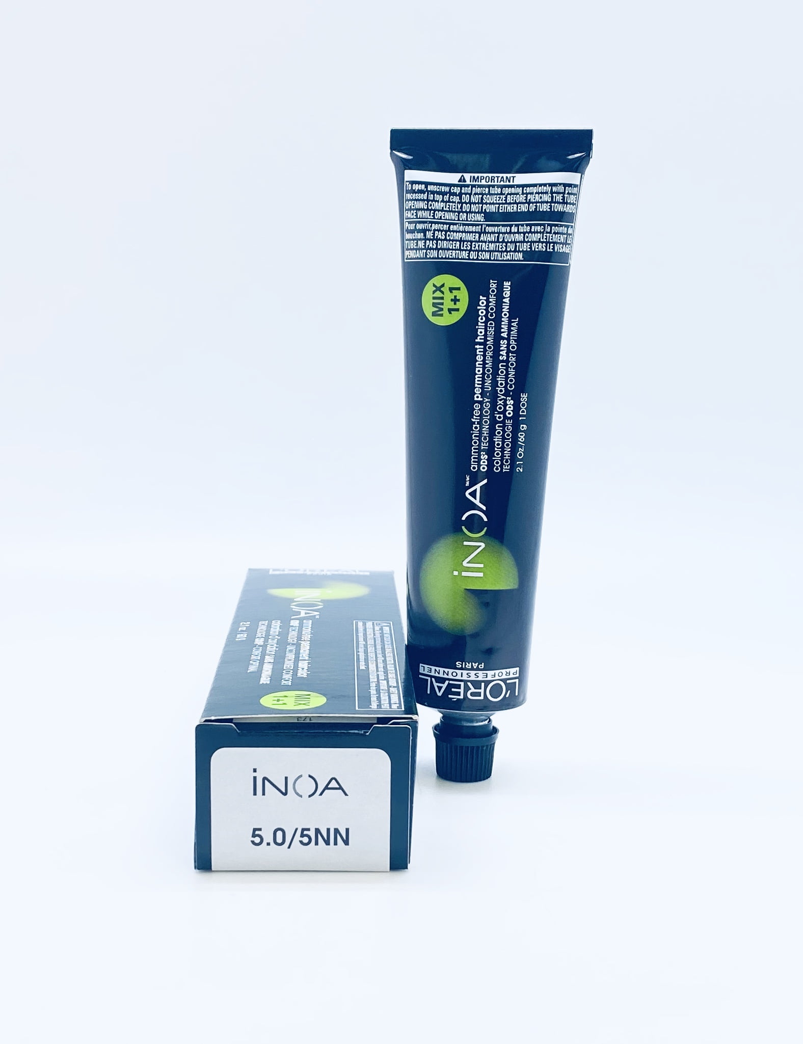 Loreal Inoa Ammonia Free Permanent Hair Color 5.0/5nn 2.1 oz