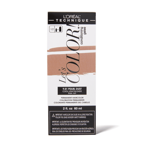 L'Oreal Let's Color! Permanent Haircolor (2 oz) - 9.01 Pearl Dust