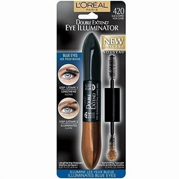 Loreal Loreal Double Extend Eye Illuminator Mascara, 1 ea