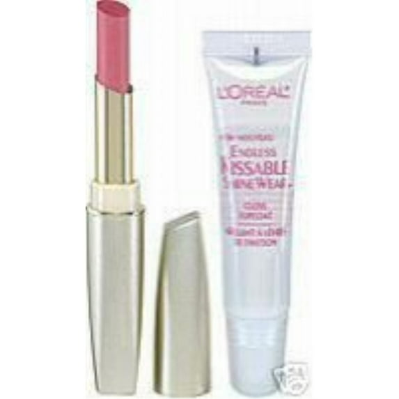 Loreal Loreal Endless Kissable Shine Wear Extreme Wear Lipcolour and Gloss Topcoat, 1 ea