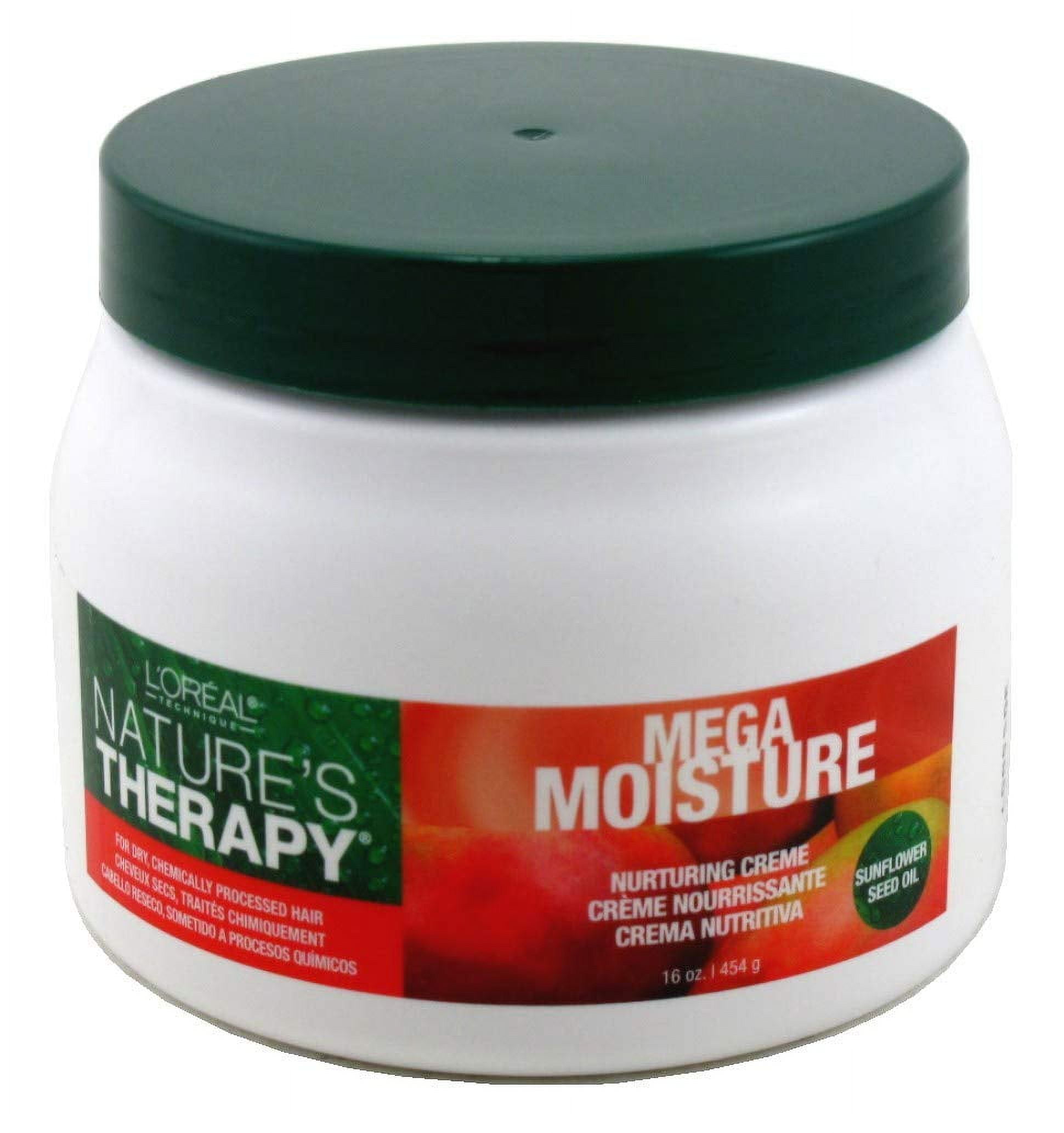 Loreal Natures Therapy Mega Moisture Creme 16 Ounce Jar (473Ml) (2 Pack)