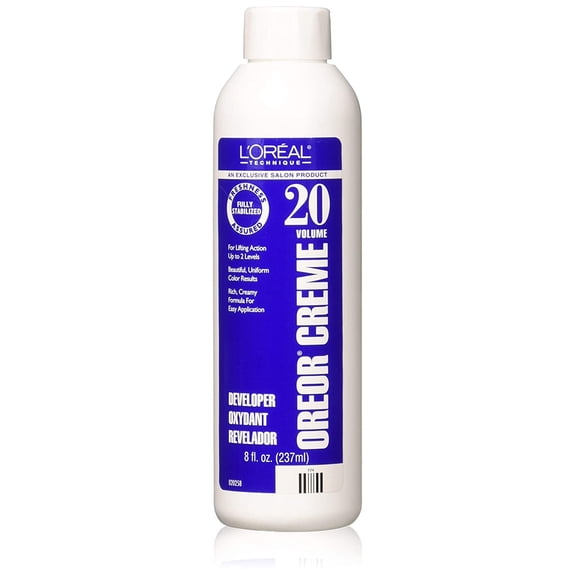 Loreal Oreor Creme 20 Volume Developer 8 Ounce (235Ml) (2 Pack)