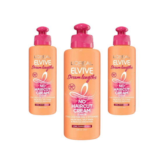 Loreal Paris Elseve Dream Long No Haircut Conditioner 200 ml 3 Pack