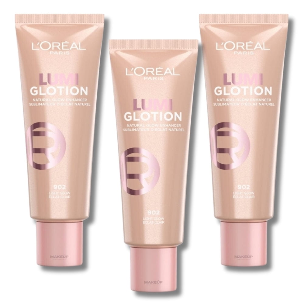 Loreal Paris Glotion All-In-One Natural Glow -902 Light Glow 40 ml 3 Pack