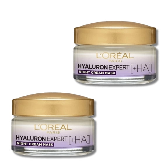 Loreal Paris Hyaluron Expert Skin Moisturizing Night Cream Mask 50 ml 2 Pack