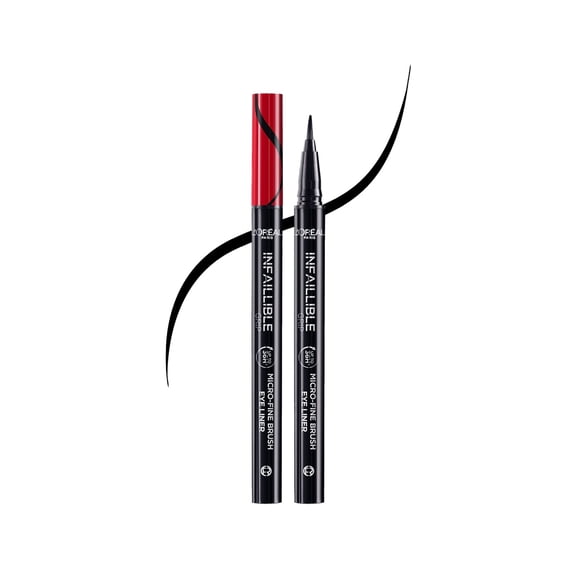 Loreal Paris Infaillible Grip Micro Fine Brush Eyeliner 01 Obsidian Black