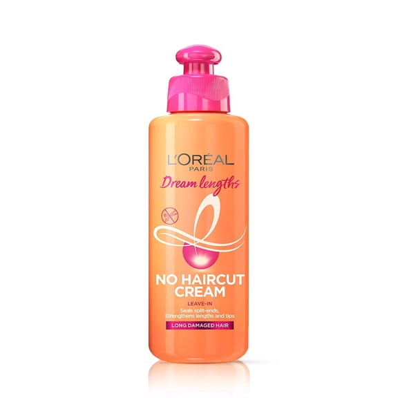Loreal Paris Leave-In Conditioner For Long And Lifeless Hair, Dream Lengths No Haircut Cream - 200 ML
