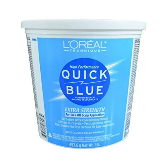 Loreal Paris Quick Blue Powder Bleach, 16 Ounce