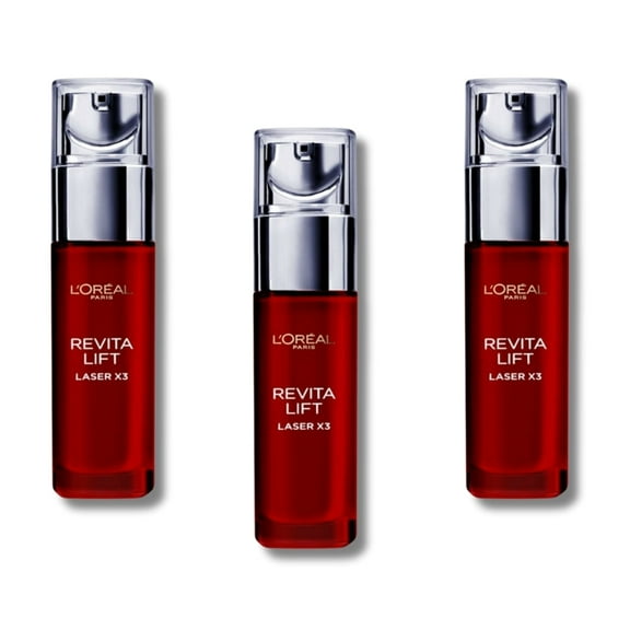 Loreal Paris Revitalift Laser X3 Intensive Anti-Aging Serum 30 ml 3 Pack