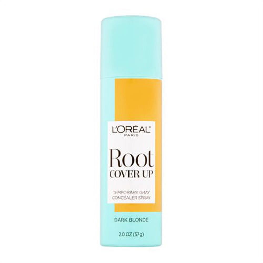Loreal Paris Root Cover Up Temporary Gray Concealer Spray, Dark Blonde, 2 Oz, 3 Pack