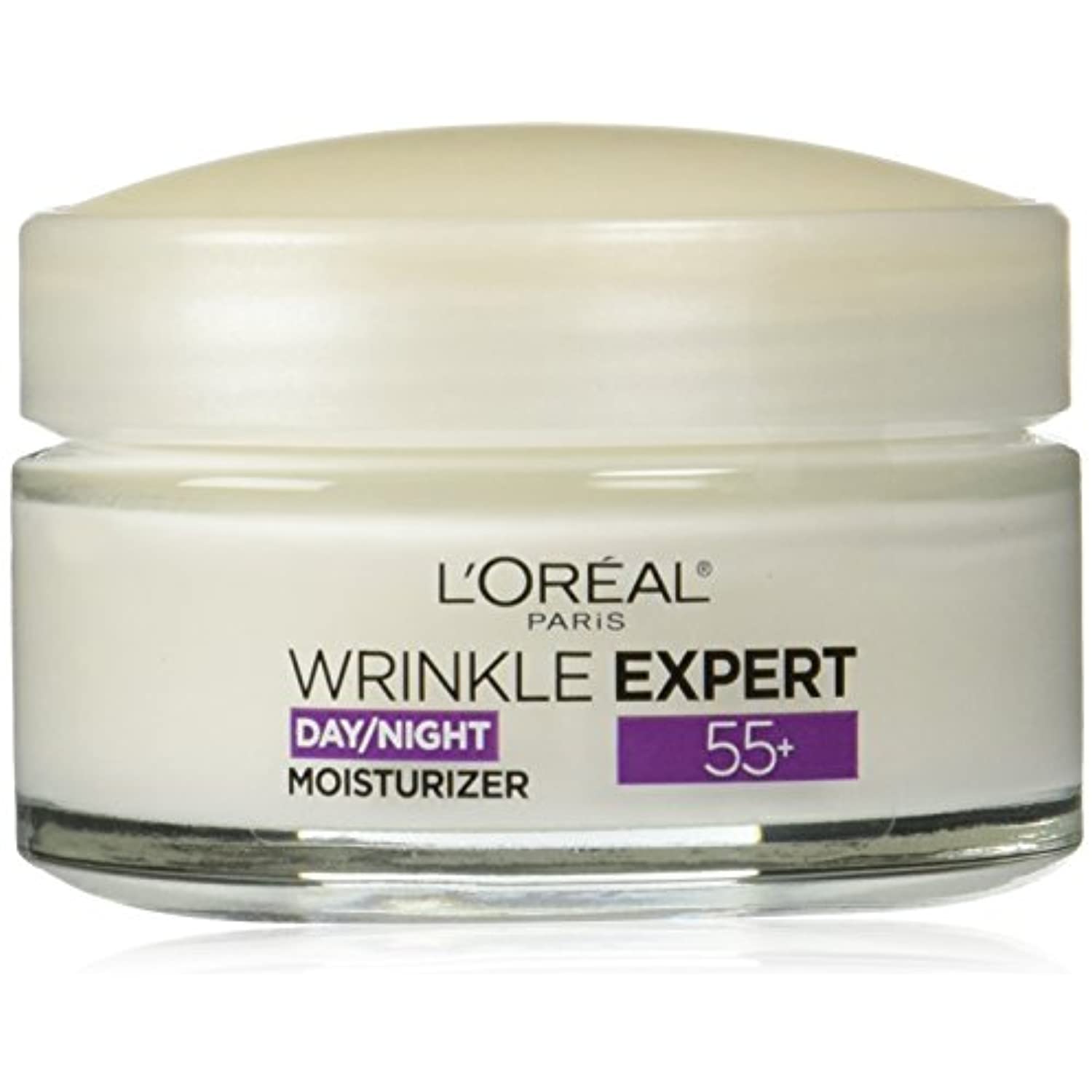 Loreal Paris Skincare Wrinkle Expert 55+ Anti-Aging Face Moisturizer With Calcium Non-Greasy Suitable For Sensitive Skin 1.7 Fl; Oz. - image 1 of 3