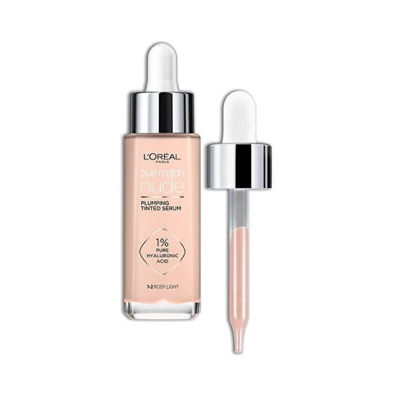 Loreal Paris True Match Nude Plumping Tinted Serum Foundation -1-2 Rosy Light