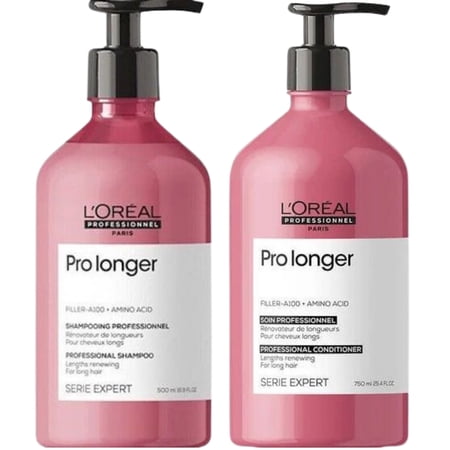 Loreal Pro Longer Shampoo & Conditioner 16.9 oz 2 pcs