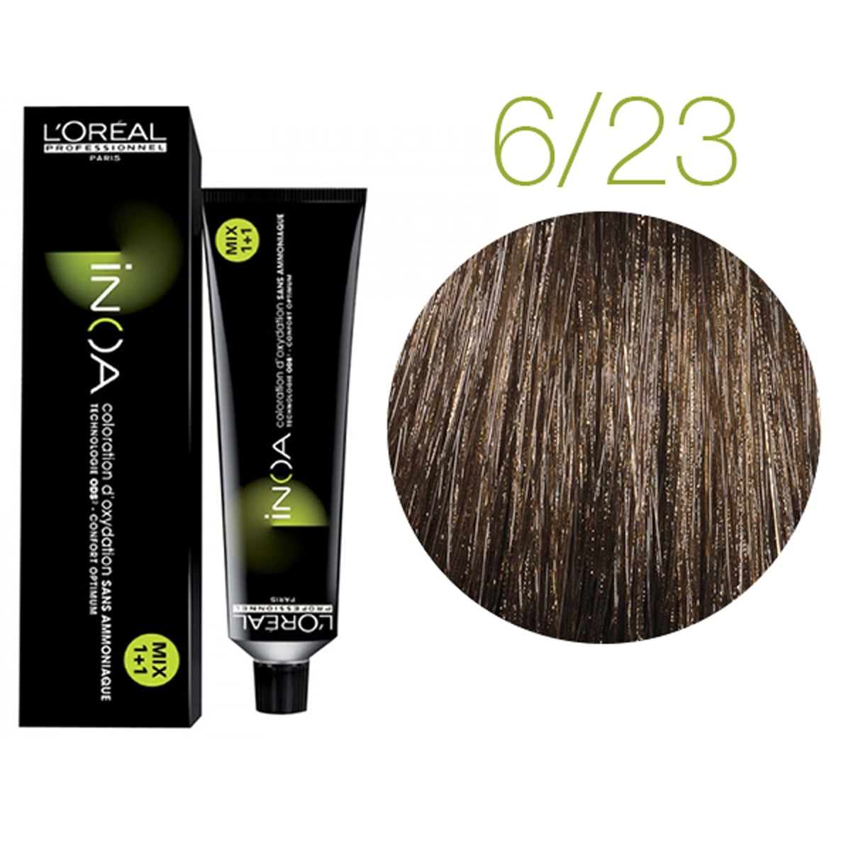 Loreal Professionnel Paris Inoa Ammonia Free Hair Dye 60g 6.23