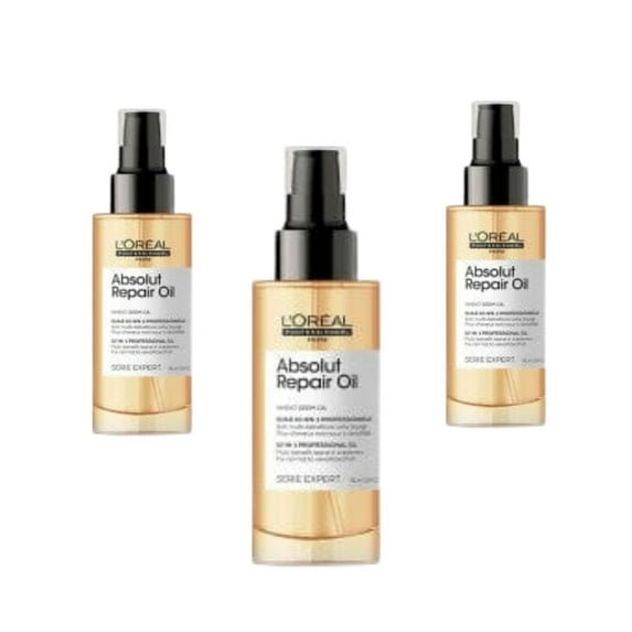 Loreal Professionnel Paris Serie Expert Absolut Repair 10 Effect Miraculous Care Oil 90 ml 3 Pack