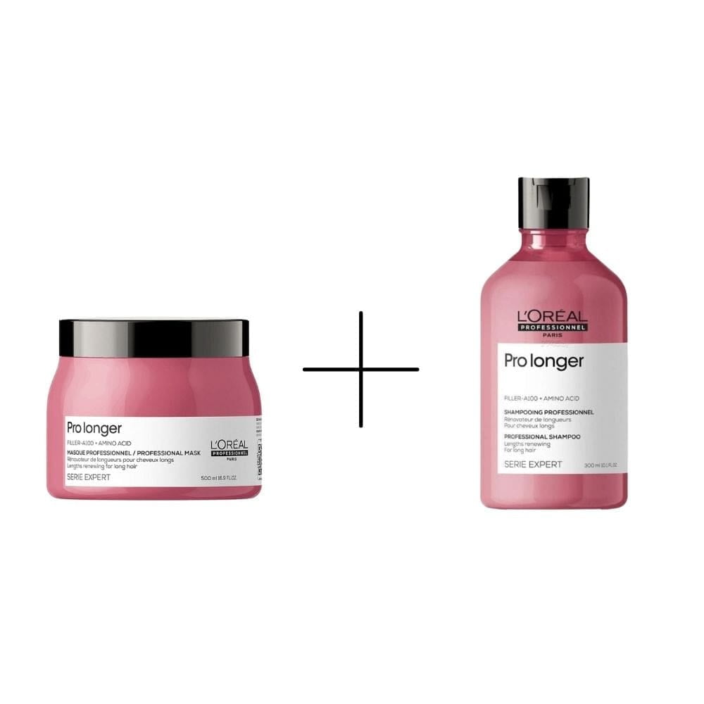 Loreal Professionnel Paris Serie Expert Pro Longer Hair Mask 250 ml +Shampoo 300 ml